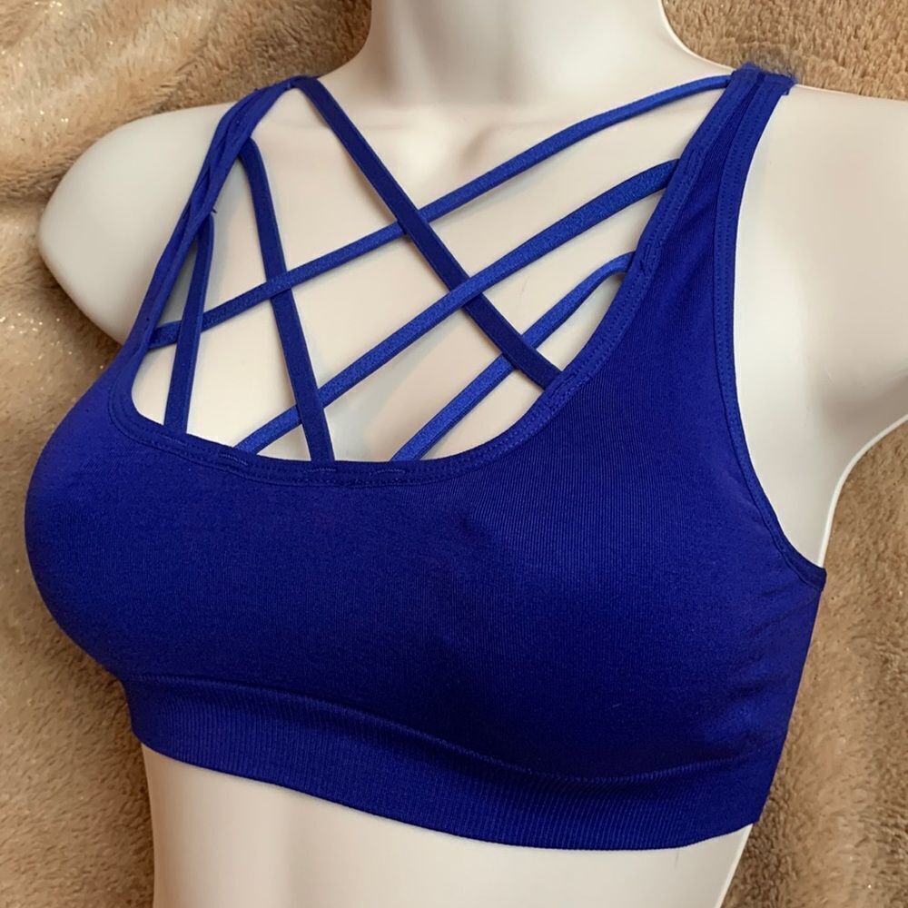 Victoria’s Secret Sport Lightly Lined Sports Bra S Blue